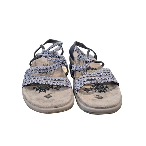 Size 6 Baby Blue Skechers Sandals - Picture 2 of 6